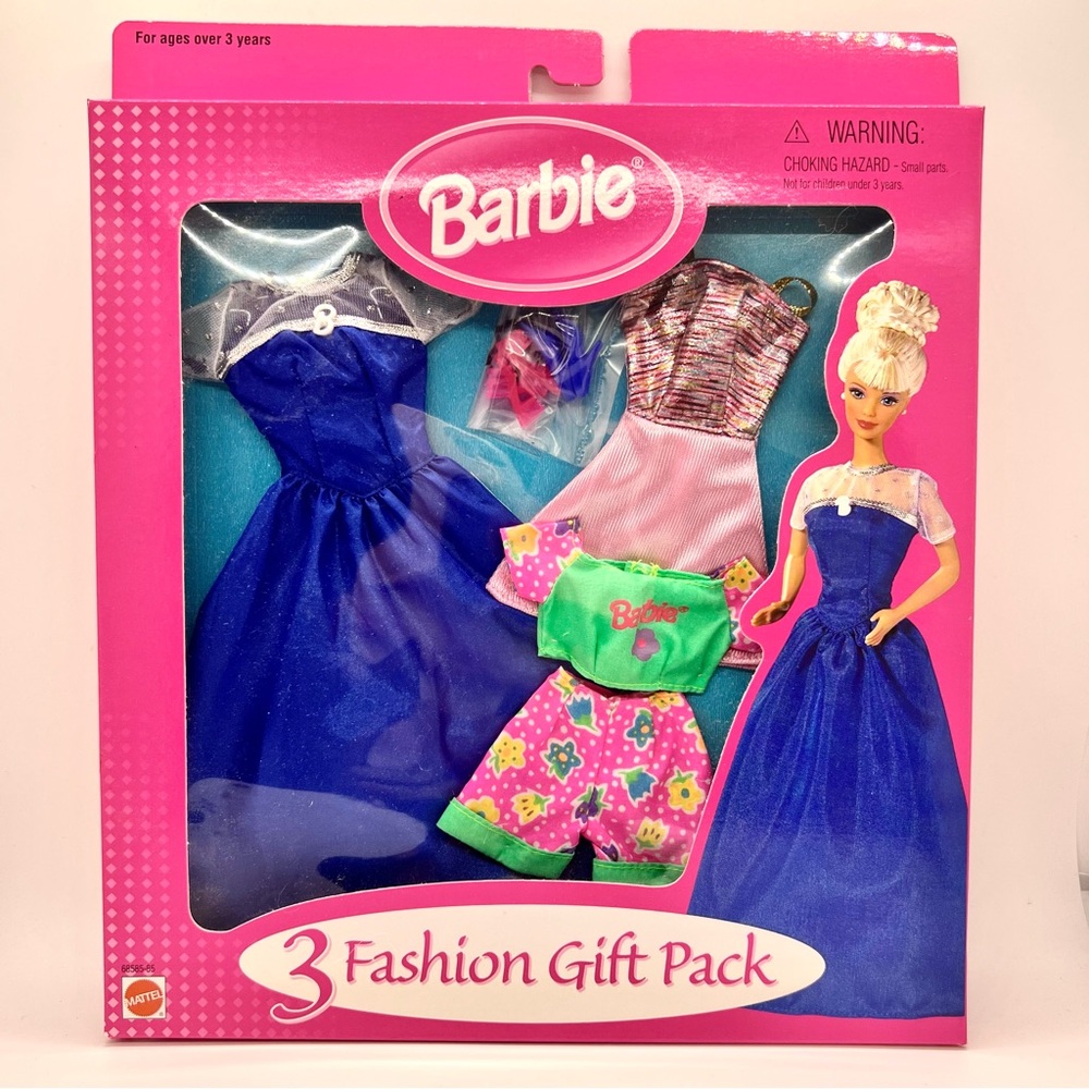 NIB/NRFP Vintage - Barbie 3 Fashion Gift Pack (1998)